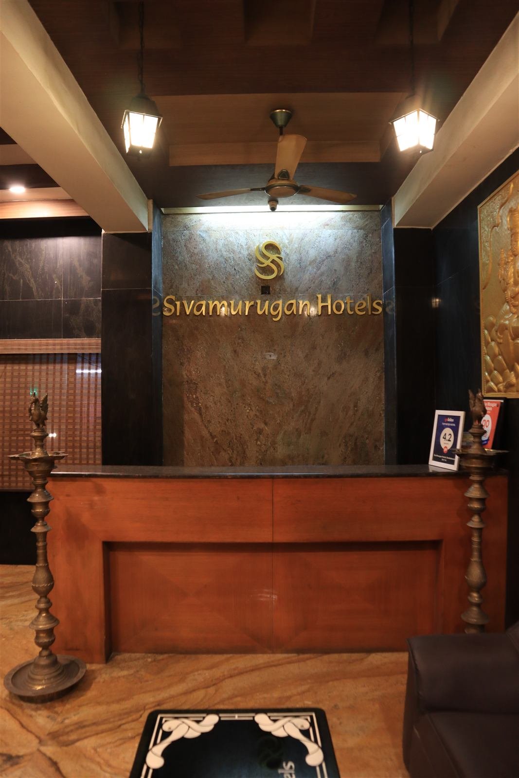 Siva Murugan Hotel reception, Kumbakonam